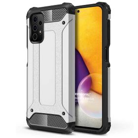 Microsonic Samsung Galaxy A53 5G Rugged Armor Gümüş Cep Telefonu Kılıf
