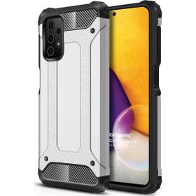 Microsonic Samsung Galaxy A53 5G Rugged Armor Gümüş Cep Telefonu Kılıf