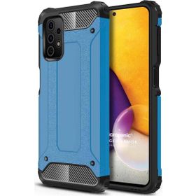 Microsonic Samsung Galaxy A53 5G Rugged Armor Mavi Cep Telefonu Kılıf