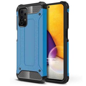 Microsonic Samsung Galaxy A53 5G Rugged Armor Mavi Cep Telefonu Kılıf