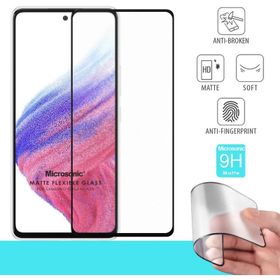 Microsonic Samsung Galaxy A53 5G Seramik Matte Flexible Siyah Ekran Koruyucu