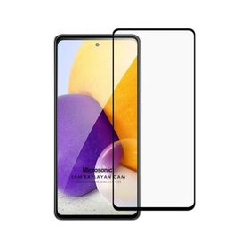Microsonic Samsung Galaxy A53 5G Tam Kaplayan Temperli Siyah Cam Ekran Koruyucu