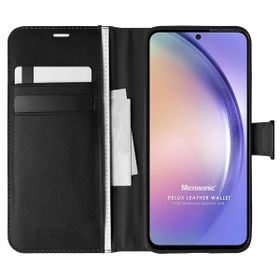 Microsonic Samsung Galaxy A54 Delux Leather Wallet Kılıf