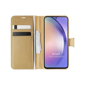 Microsonic Samsung Galaxy A54 Delux Leather Wallet Kılıf