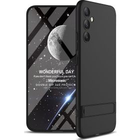 Microsonic Samsung Galaxy A54 Double Dip 360 Protective Siyah Kılıf