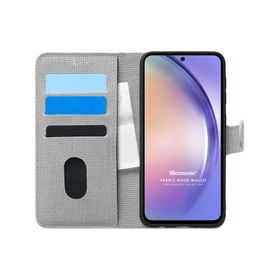 Microsonic Samsung Galaxy A54 Fabric Book Wallet Cep Telefonu Kılıfı