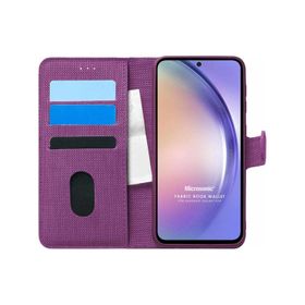 Microsonic Samsung Galaxy A54 Fabric Book Wallet Cep Telefonu Kılıfı