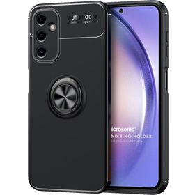 Microsonic Samsung Galaxy A54 Kickstand Ring Holder Siyah Kılıf