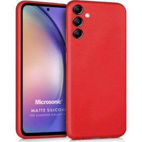 Microsonic Samsung Galaxy A54 Matte Silicone Kırmızı Kılıf