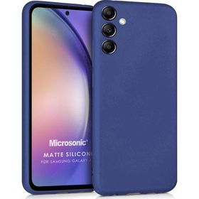 Microsonic Samsung Galaxy A54 Matte Silicone Lacivert Kılıf