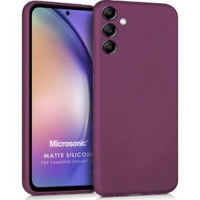 Microsonic Samsung Galaxy A54 Matte Silicone Mor Kılıf