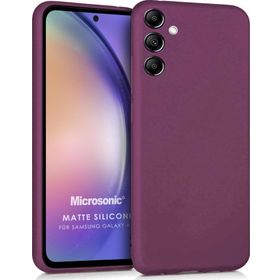 Microsonic Samsung Galaxy A54 Matte Silicone Mor Kılıf