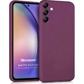 Microsonic Samsung Galaxy A54 Matte Silicone Mor Kılıf