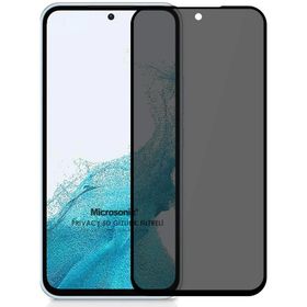 Microsonic Samsung Galaxy A54 Privacy 5D Gizlilik Filtreli Siyah Cam Ekran Koruyucu