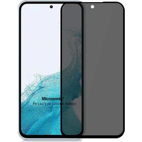 Microsonic Samsung Galaxy A54 Privacy 5D Gizlilik Filtreli Siyah Cam Ekran Koruyucu