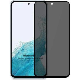 Microsonic Samsung Galaxy A54 Privacy 5D Gizlilik Filtreli Siyah Cam Ekran Koruyucu