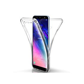 Microsonic Samsung Galaxy A6 2018 6 Tarafı Tam Full Koruma 360 Clear Soft Şeffaf Kılıf