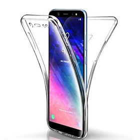 Microsonic Samsung Galaxy A6 2018 6 Tarafı Tam Full Koruma 360 Clear Soft Şeffaf Kılıf