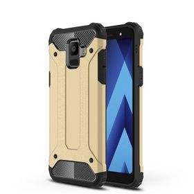 Microsonic Samsung Galaxy A6 2018 Rugged Armor Gold Kılıf