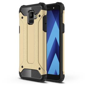Microsonic Samsung Galaxy A6 2018 Rugged Armor Gold Kılıf