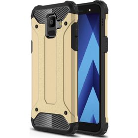 Microsonic Samsung Galaxy A6 2018 Rugged Armor Gold Kılıf