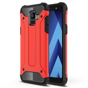 Microsonic Samsung Galaxy A6 2018 Rugged Armor Kırmızı Kılıf