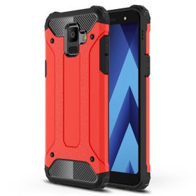 Microsonic Samsung Galaxy A6 2018 Rugged Armor Kırmızı Kılıf