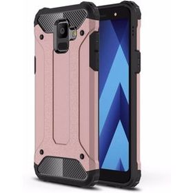 Microsonic Samsung Galaxy A6 2018 Rugged Armor Rose Gold Kılıf