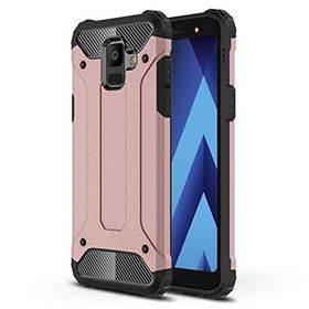 Microsonic Samsung Galaxy A6 2018 Rugged Armor Rose Gold Kılıf
