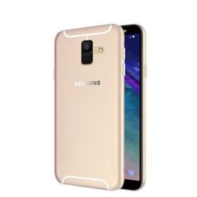 Microsonic Samsung Galaxy A6 2018 Transparent Soft Beyaz Kılıf