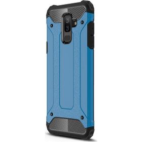 Microsonic Samsung Galaxy A6 Plus 2018 Rugged Armor Mavi Kılıf