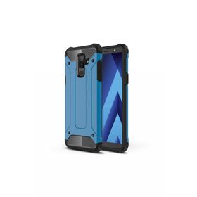 Microsonic Samsung Galaxy A6 Plus 2018 Rugged Armor Mavi Kılıf
