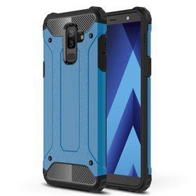 Microsonic Samsung Galaxy A6 Plus 2018 Rugged Armor Mavi Kılıf