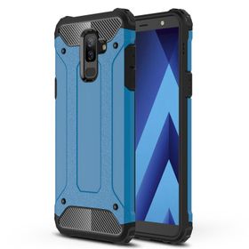 Microsonic Samsung Galaxy A6 Plus 2018 Rugged Armor Mavi Kılıf