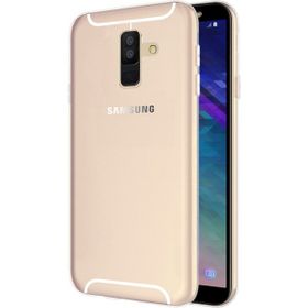 Microsonic Samsung Galaxy A6 Plus 2018 Transparent Soft Beyaz Kılıf