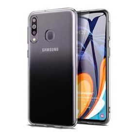 Microsonic Samsung Galaxy A60 Transparent Soft Beyaz Kılıf