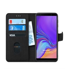 Microsonic Samsung Galaxy A7 2018 Fabric Book Wallet Kılıf