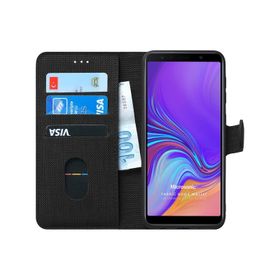 Microsonic Samsung Galaxy A7 2018 Fabric Book Wallet Kılıf