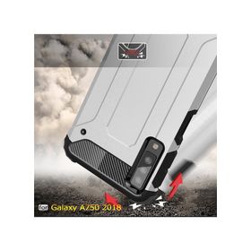 Microsonic Samsung Galaxy A7 2018 Rugged Armor Gold Kılıf