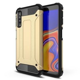 Microsonic Samsung Galaxy A7 2018 Rugged Armor Gold Kılıf