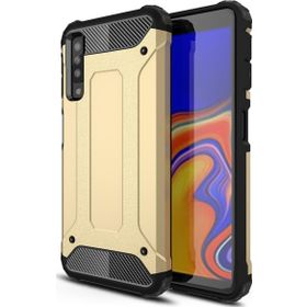 Microsonic Samsung Galaxy A7 2018 Rugged Armor Gold Kılıf