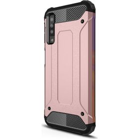 Microsonic Samsung Galaxy A7 2018 Rugged Armor Rose Gold Kılıf