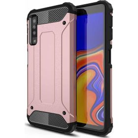 Microsonic Samsung Galaxy A7 2018 Rugged Armor Rose Gold Kılıf