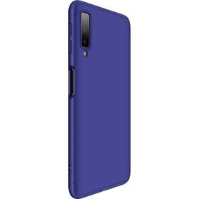 Microsonic Samsung Galaxy A7 Double Dip 360 Protective Lacivert Kılıf