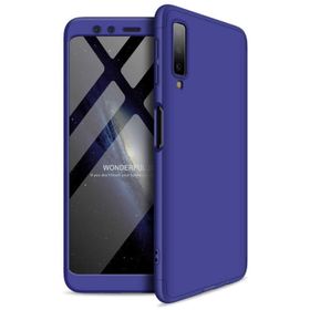 Microsonic Samsung Galaxy A7 Double Dip 360 Protective Lacivert Kılıf
