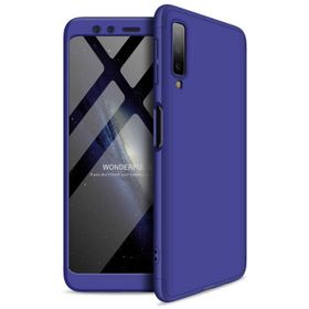 Microsonic Samsung Galaxy A7 Double Dip 360 Protective Lacivert Kılıf