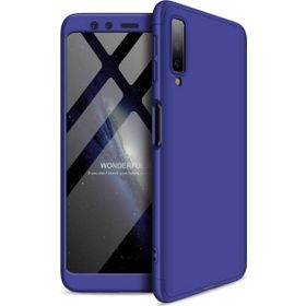 Microsonic Samsung Galaxy A7 Double Dip 360 Protective Lacivert Kılıf