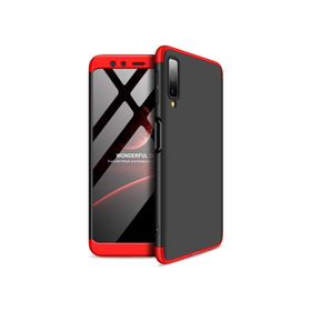 Microsonic Samsung Galaxy A7 Double Dip 360 Protective Siyah Kılıf