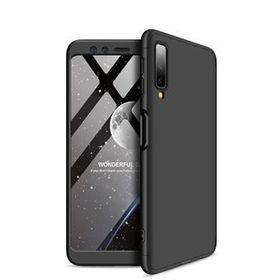Microsonic Samsung Galaxy A7 Double Dip 360 Protective Siyah Kılıf