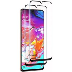 Microsonic Samsung Galaxy A70 Crystal Seramik Nano 2 Adet Siyah Ekran Koruyucu